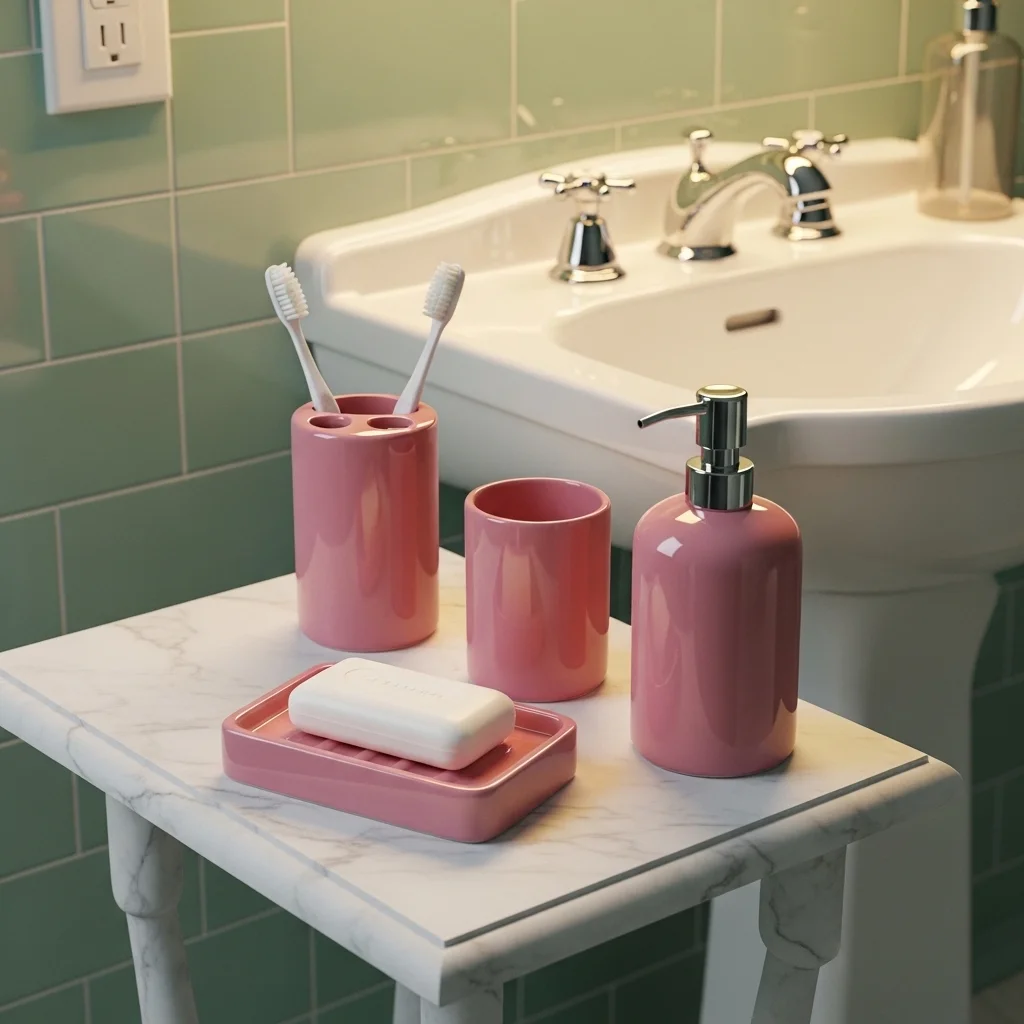 Display Vintage Bathroom Accessories