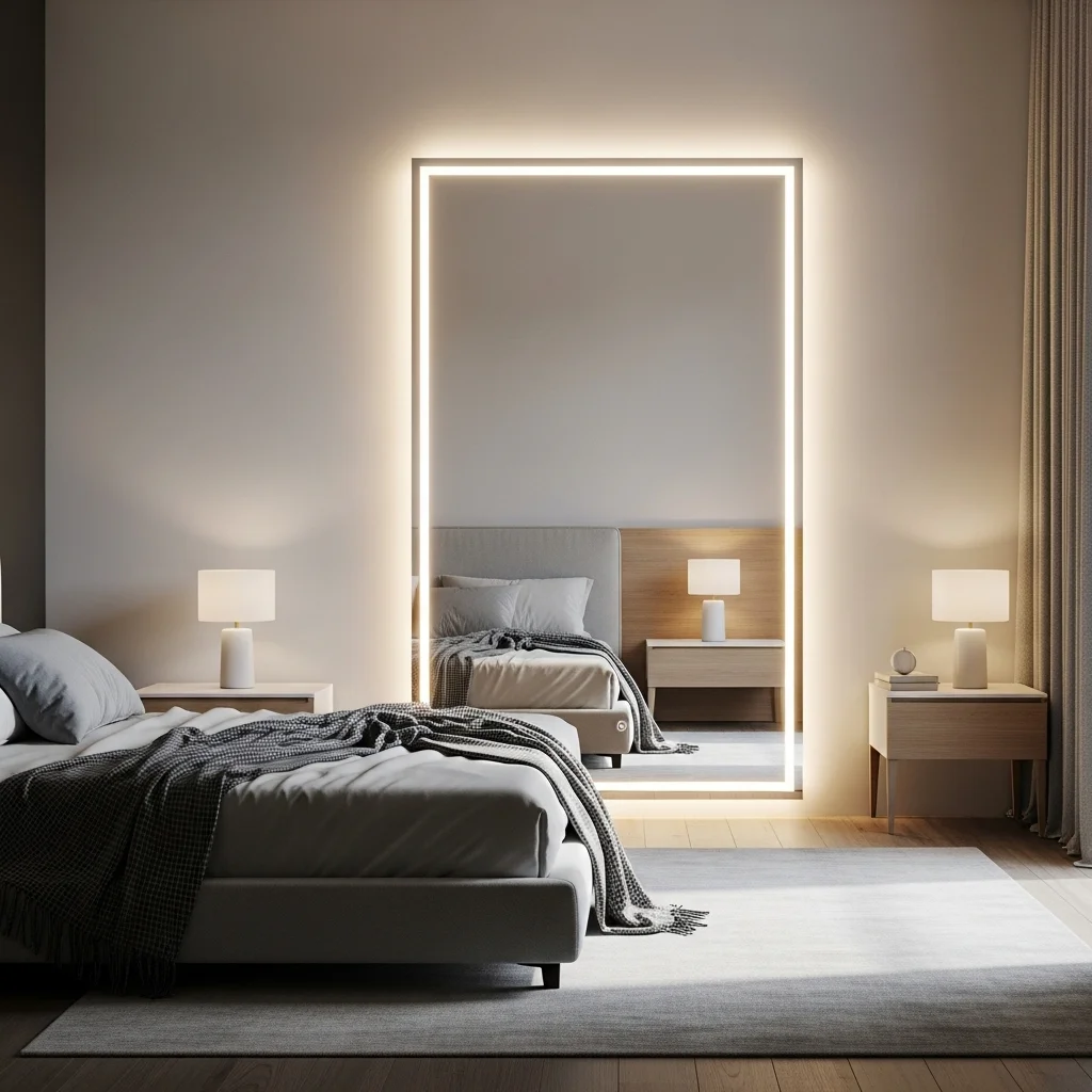 Mirror Lighting to Enhance Brightness