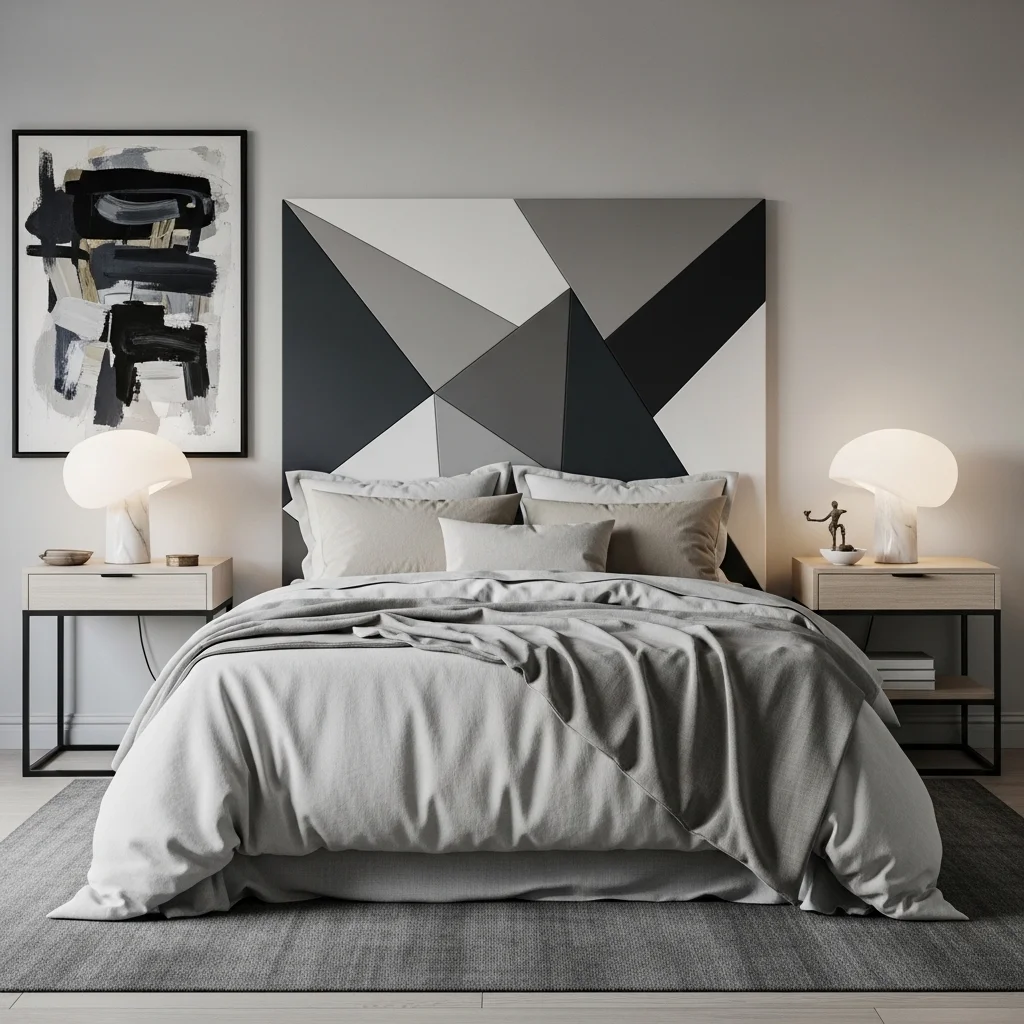 Geometric Headboard