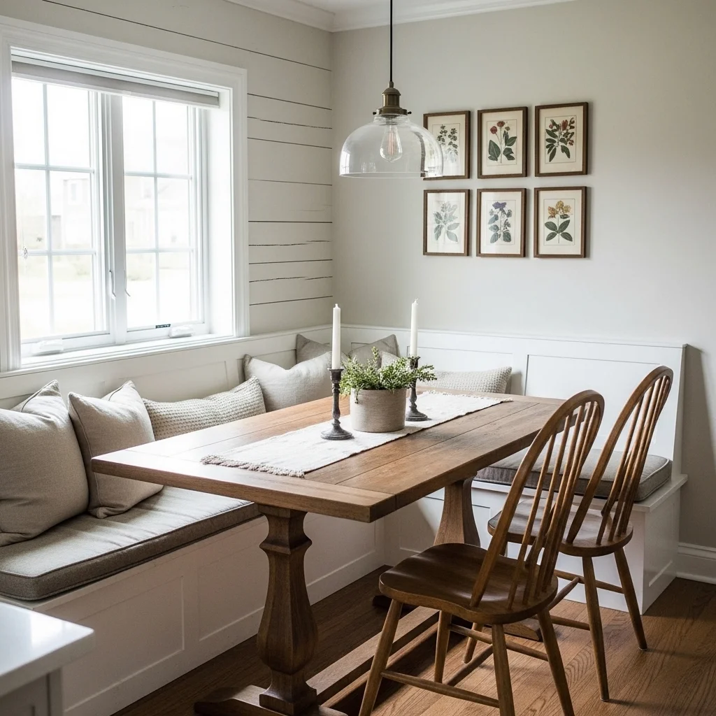 Small Bench and Chair Combo 