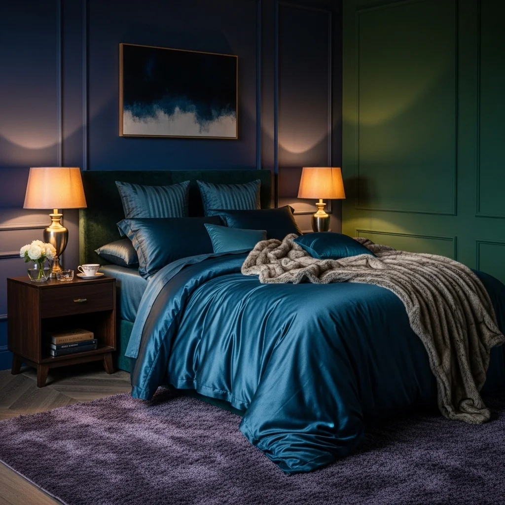 Designing a Cohesive Jewel Tone Bedroom