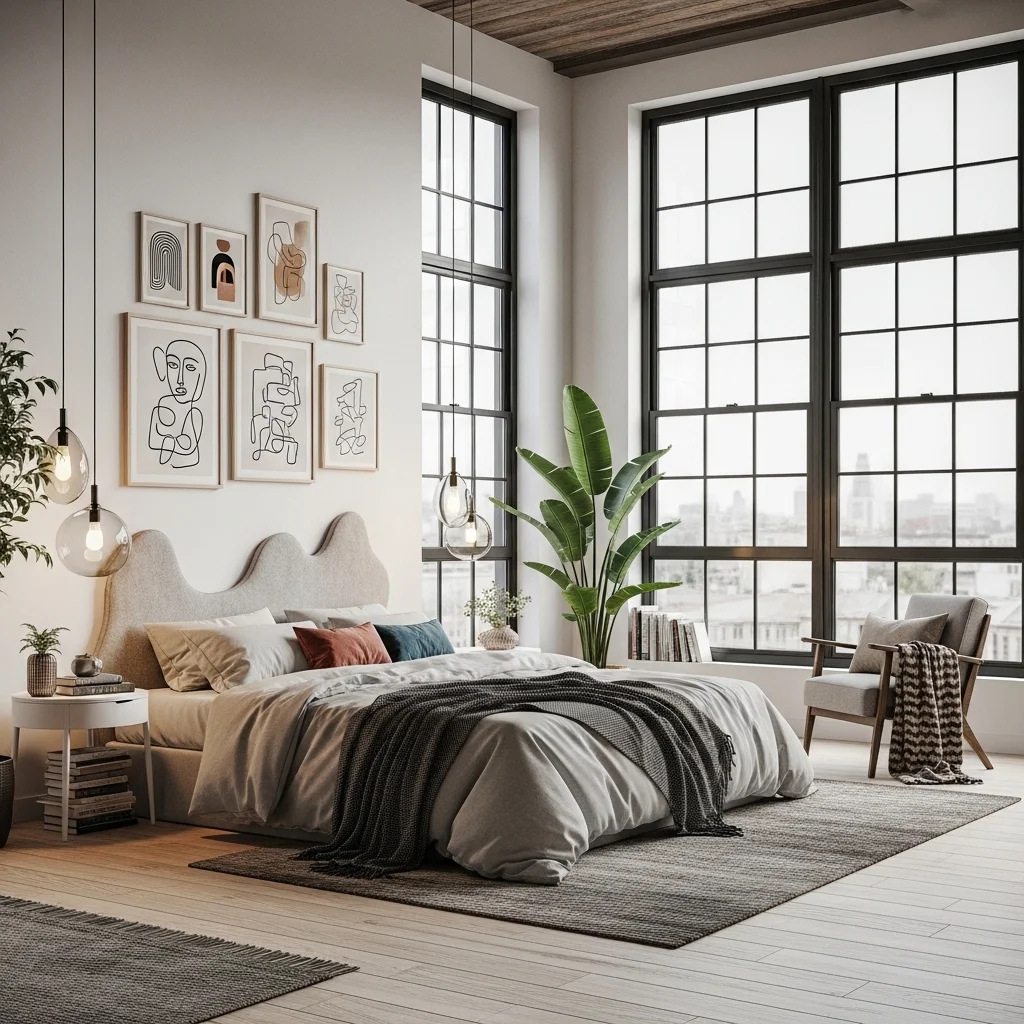 Whimsical Loft Bedroom