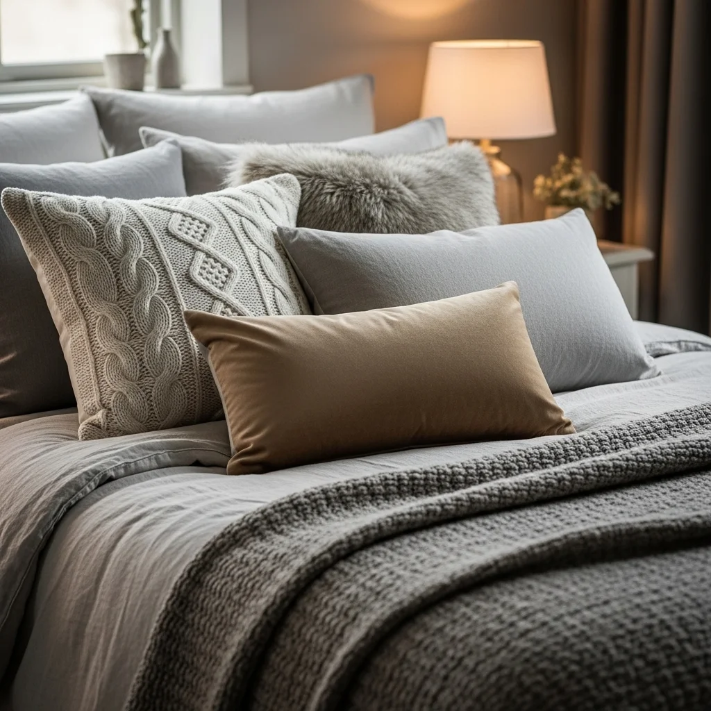 Layered Decorative Pillows