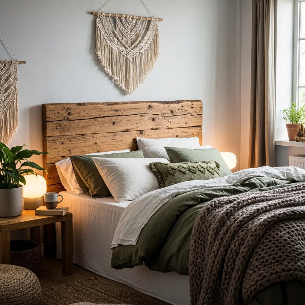 Reclaimed Wood Headboard