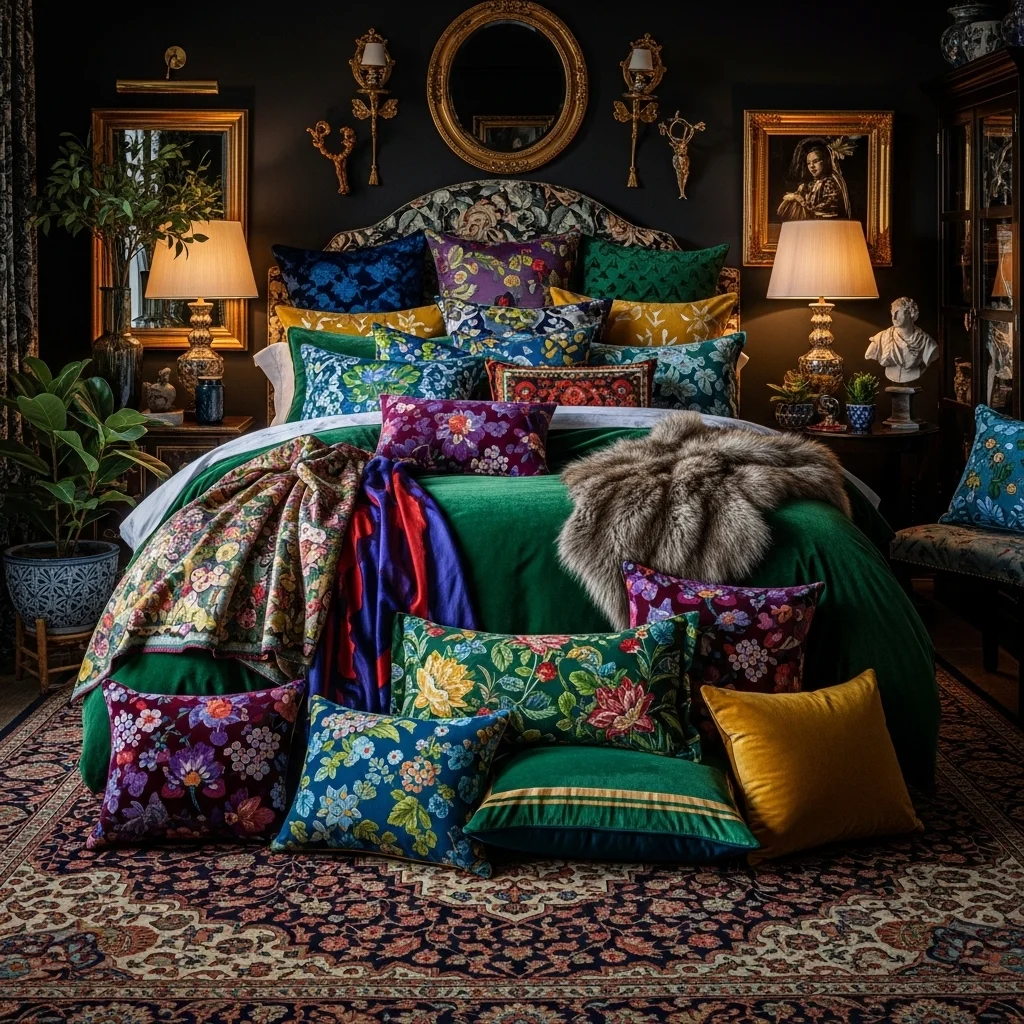 Layered Decorative Pillows