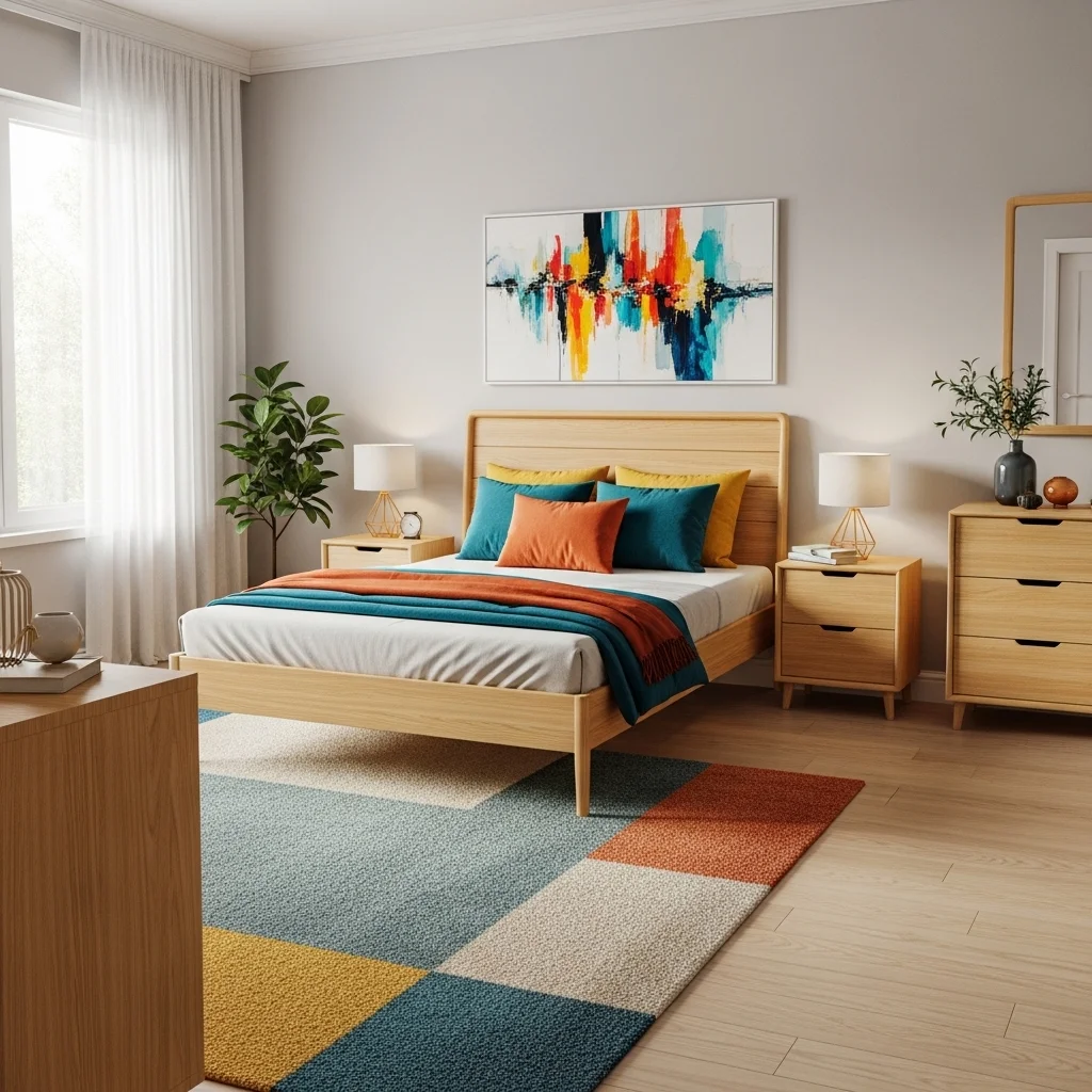 Balance Bright Colors with Neutral Elements