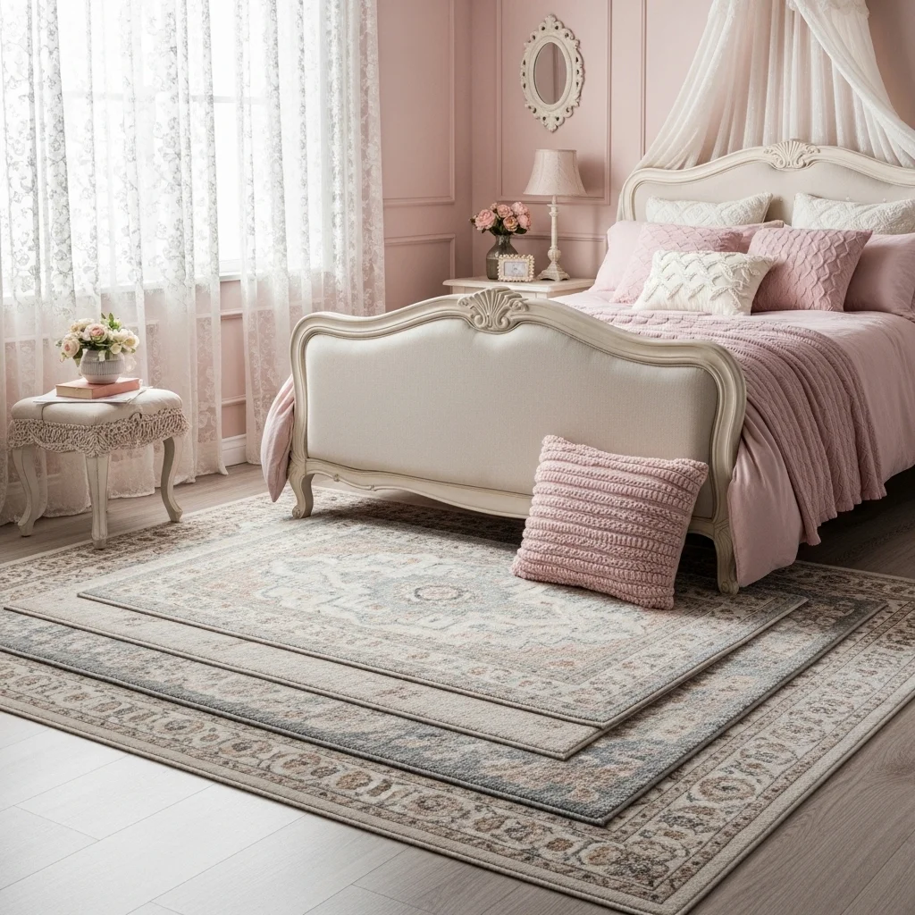 Layered Rugs for Comfort