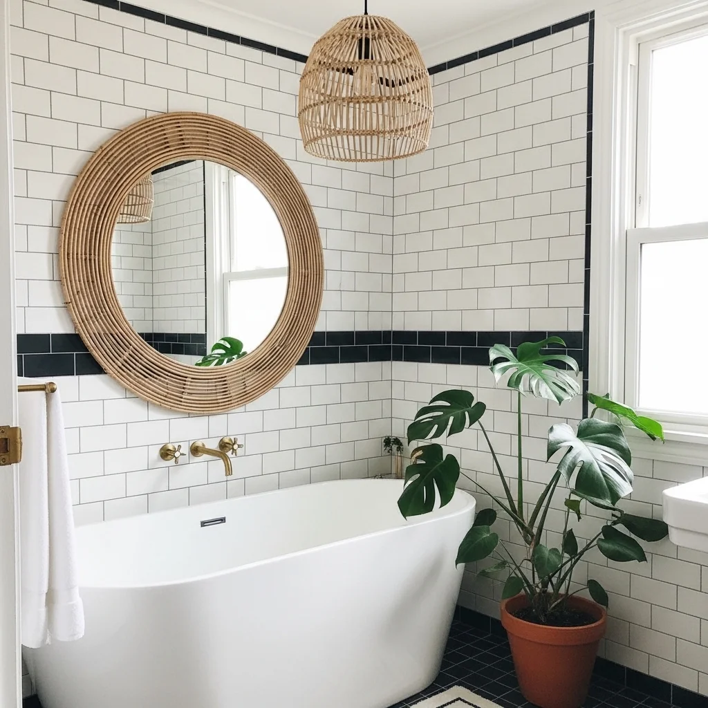 Design a Modern Boho Bathroom