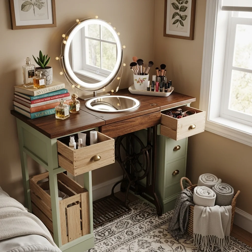 DIY Vanity for Custom Fit 