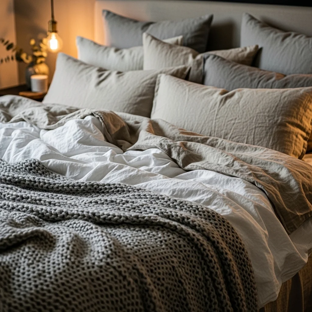 Layer Textiles to Build Warmth and Depth