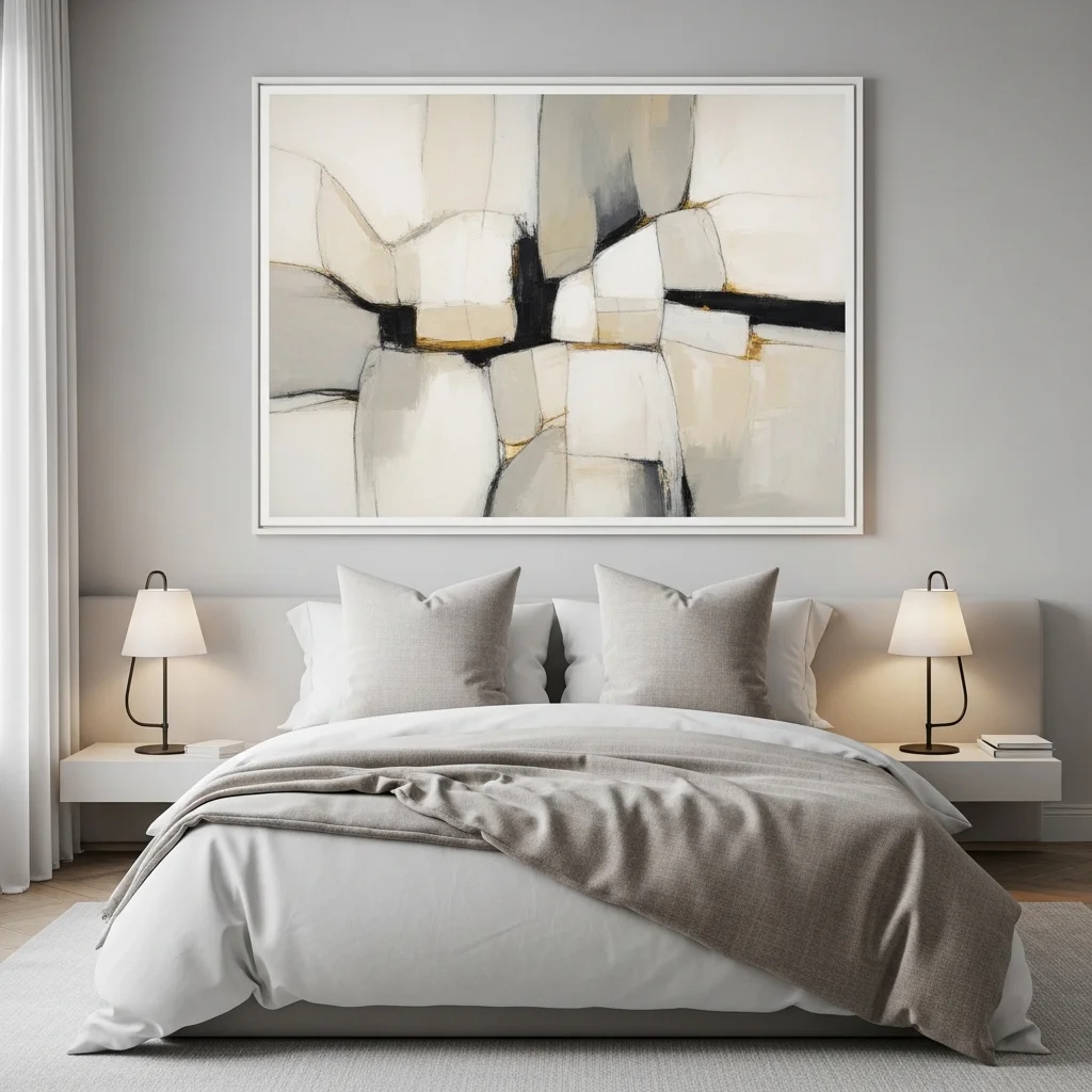 Oversized Artwork as a Focal Point