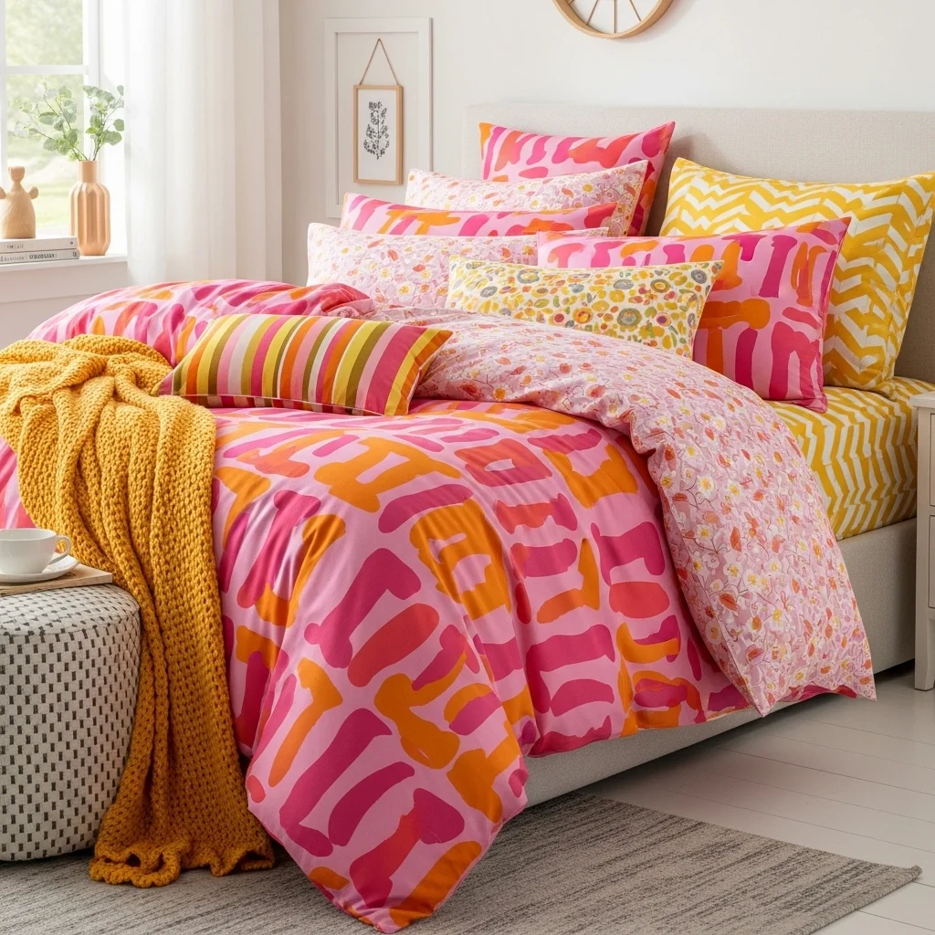  Mix and Match Vibrant Throw Pillows