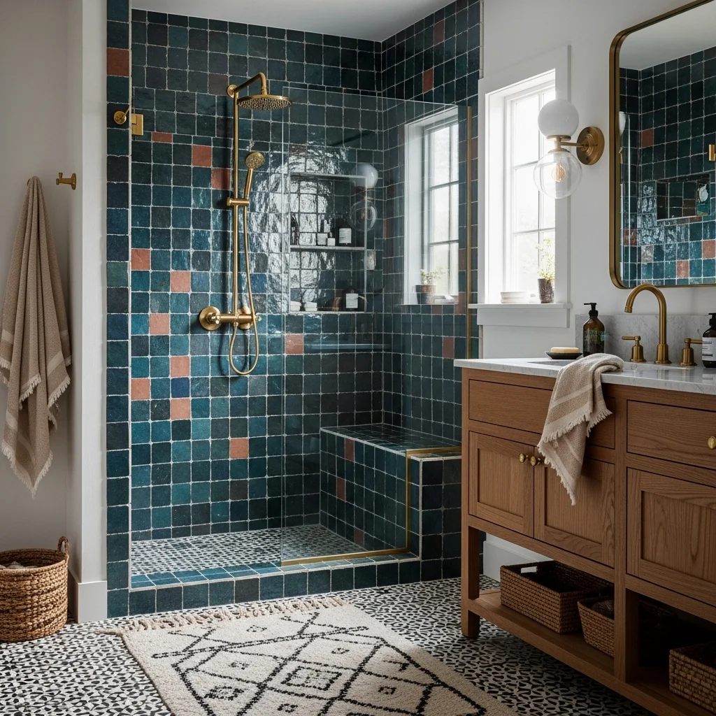 Choose Moroccan or Cement Patterned Tiles