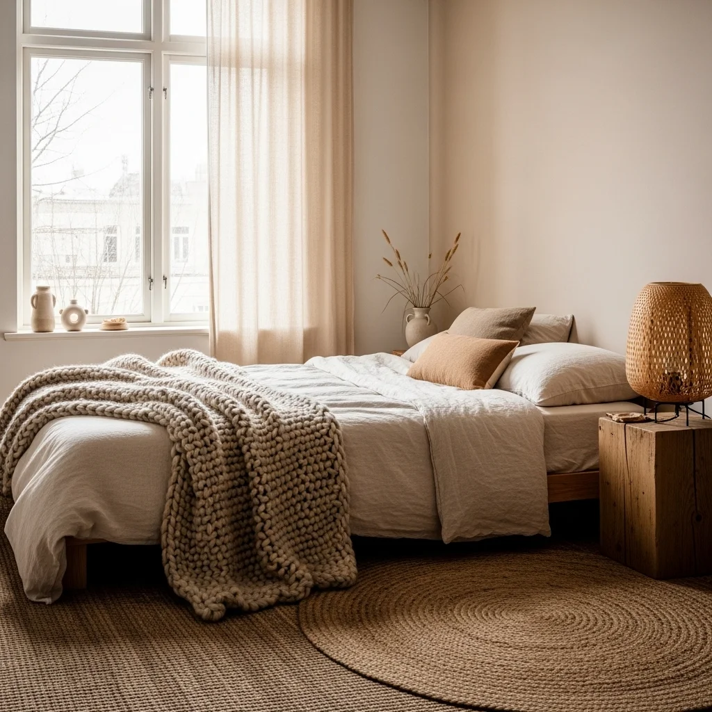 Layer Natural Textures Through Linen, Jute, and Wool