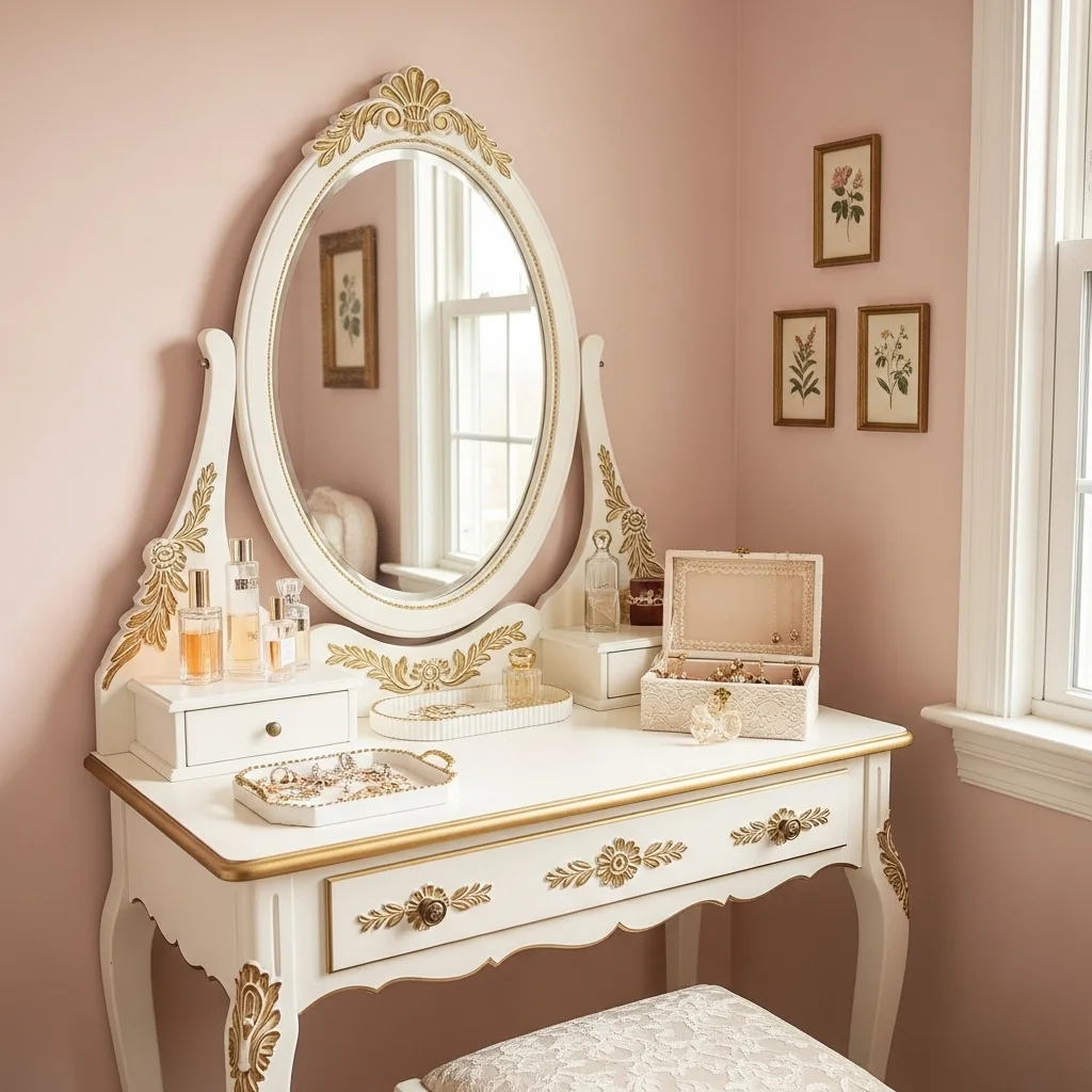 Vintage Vanity Corner