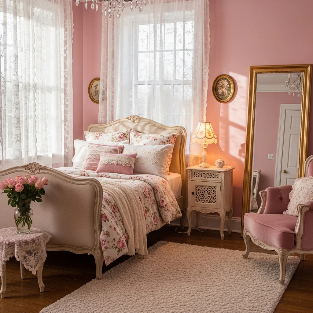 Lace Curtains for Soft Texture