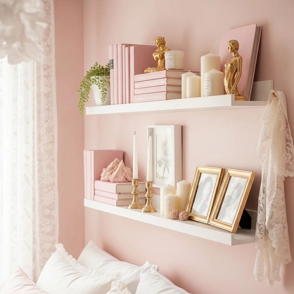 Delicate Shelf Styling