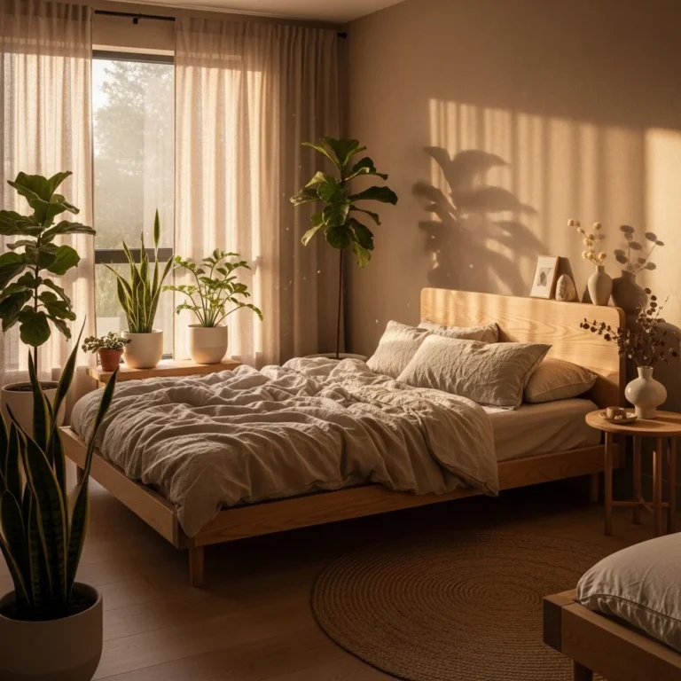 21 Earthy Minimalist Bedroom Ideas for Calm