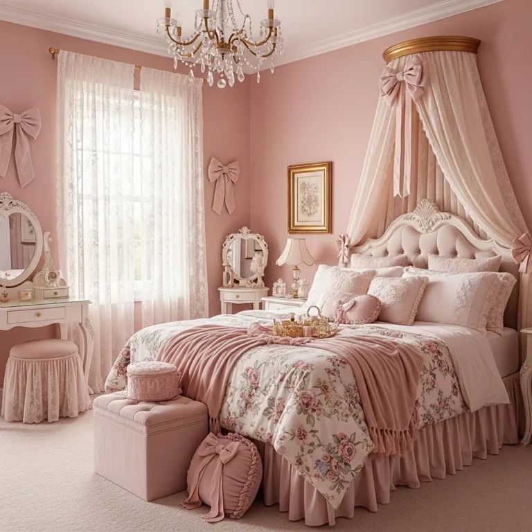 23 Pink Coquette Bedroom Ideas for Romance