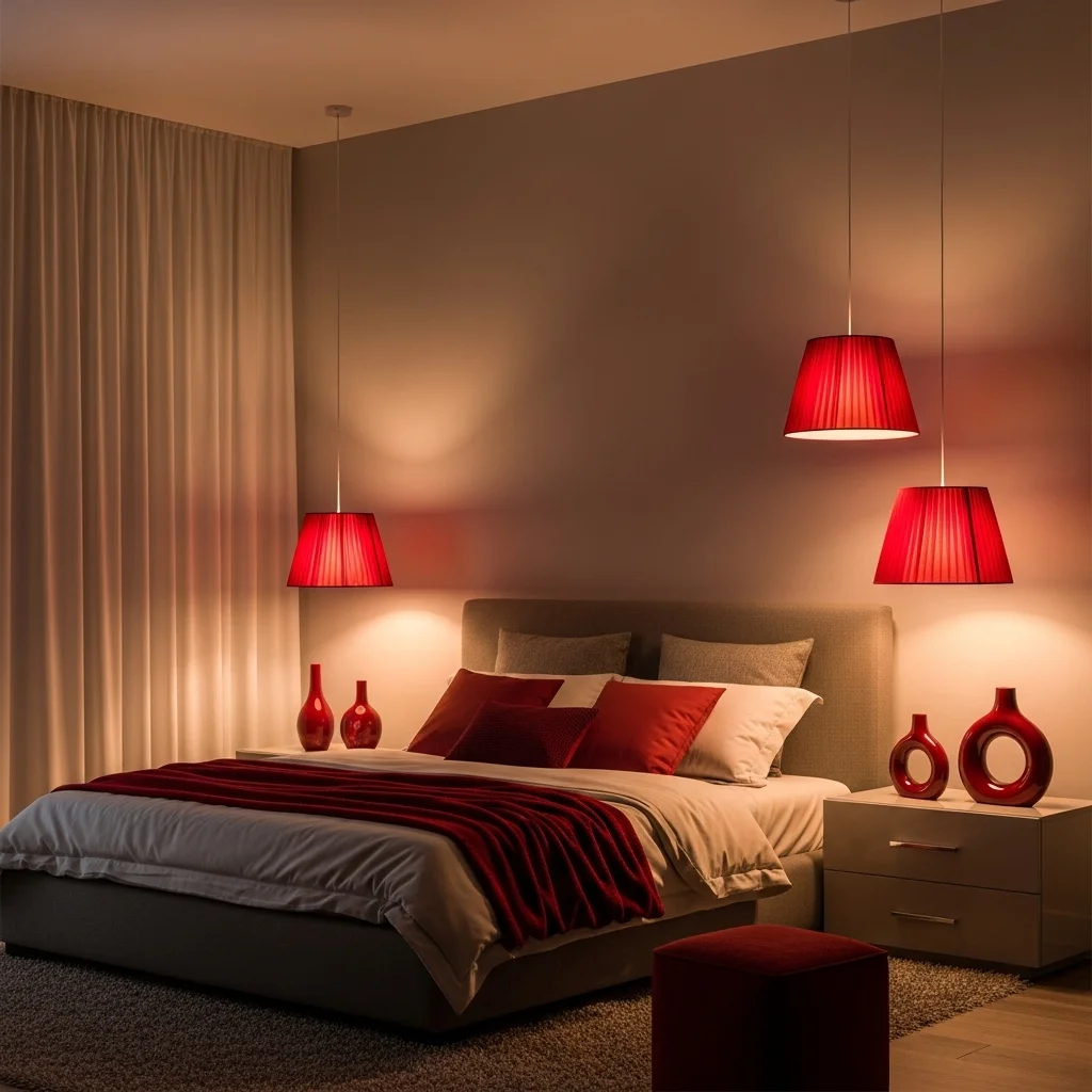 Cherry Red Lighting Fixtures