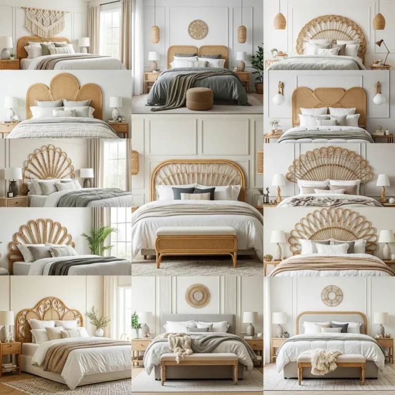 22 Rattan Headboard Ideas for Natural Texture