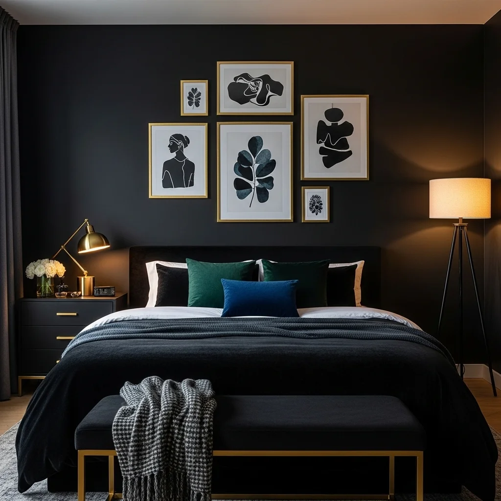 Black Accent Walls