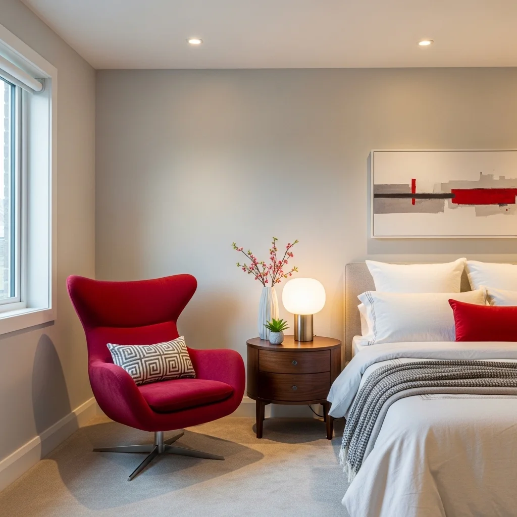 Cherry Red Accent Furniture