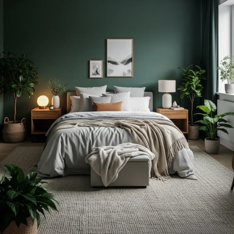 22 Dark Green Bedroom Ideas for Cozy Comfort