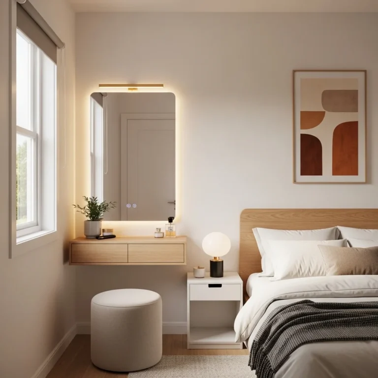25 Vanity for Small Bedrooms That Save Space