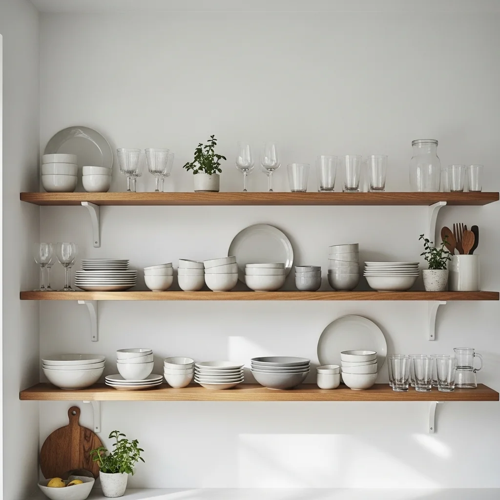 Incorporate Open Shelving 