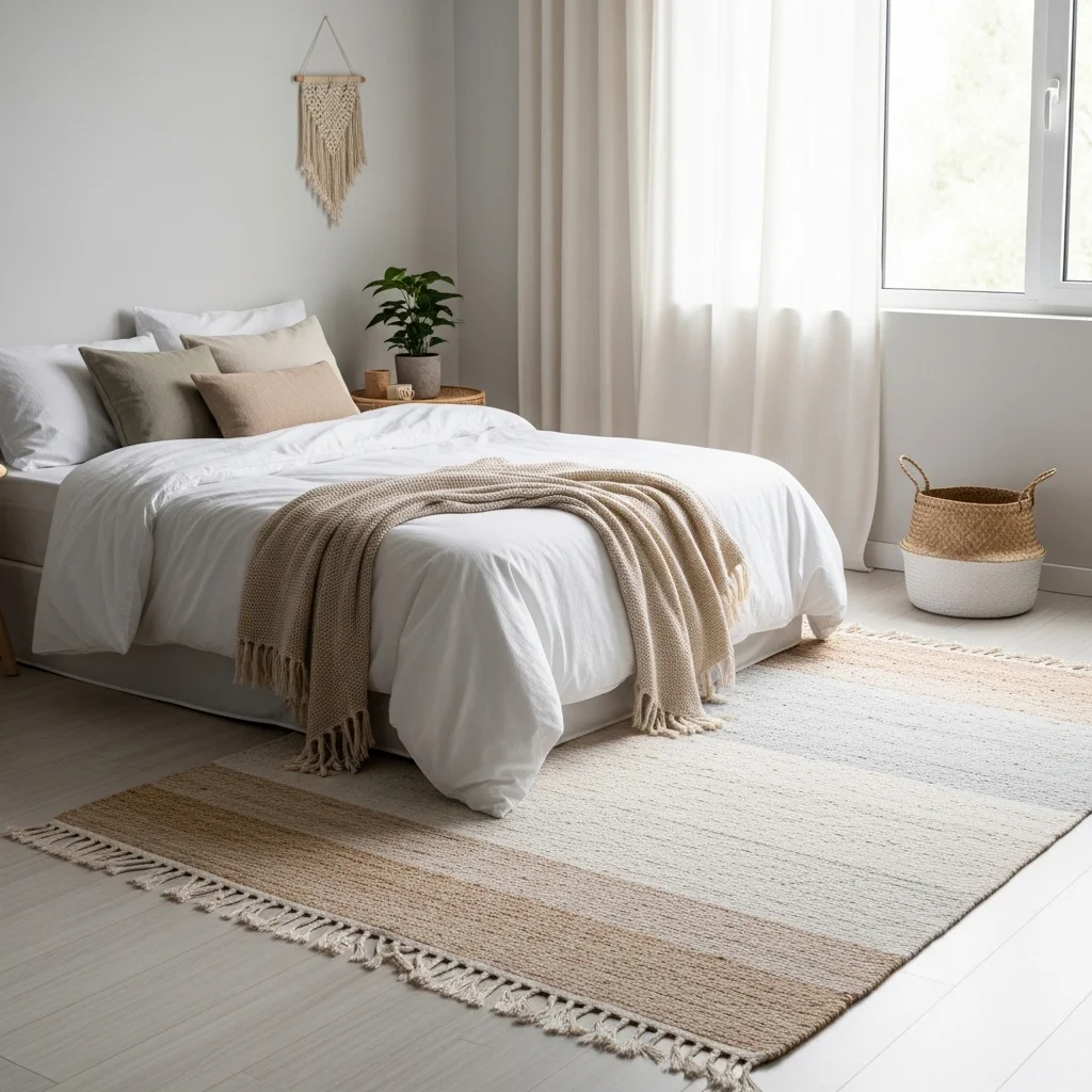 Add a Lightweight Rug 