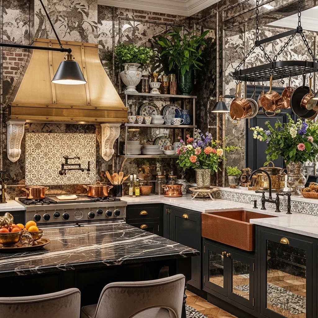 Dramatic Countertops and Surfaces  