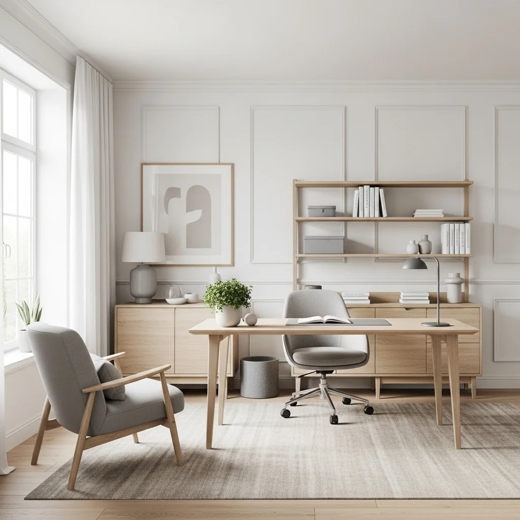 Neutral Color Palette for a Calm Atmosphere 