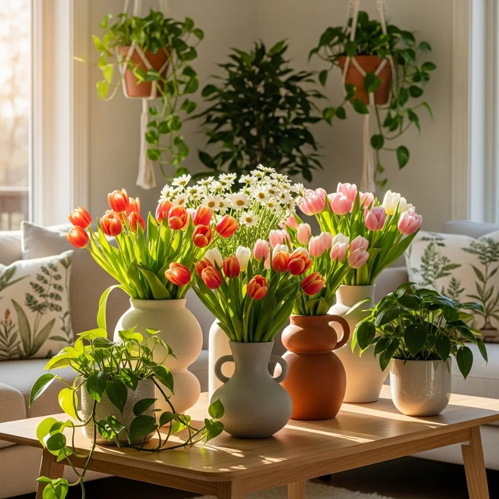 Incorporate Fresh Flowers and Greenery 