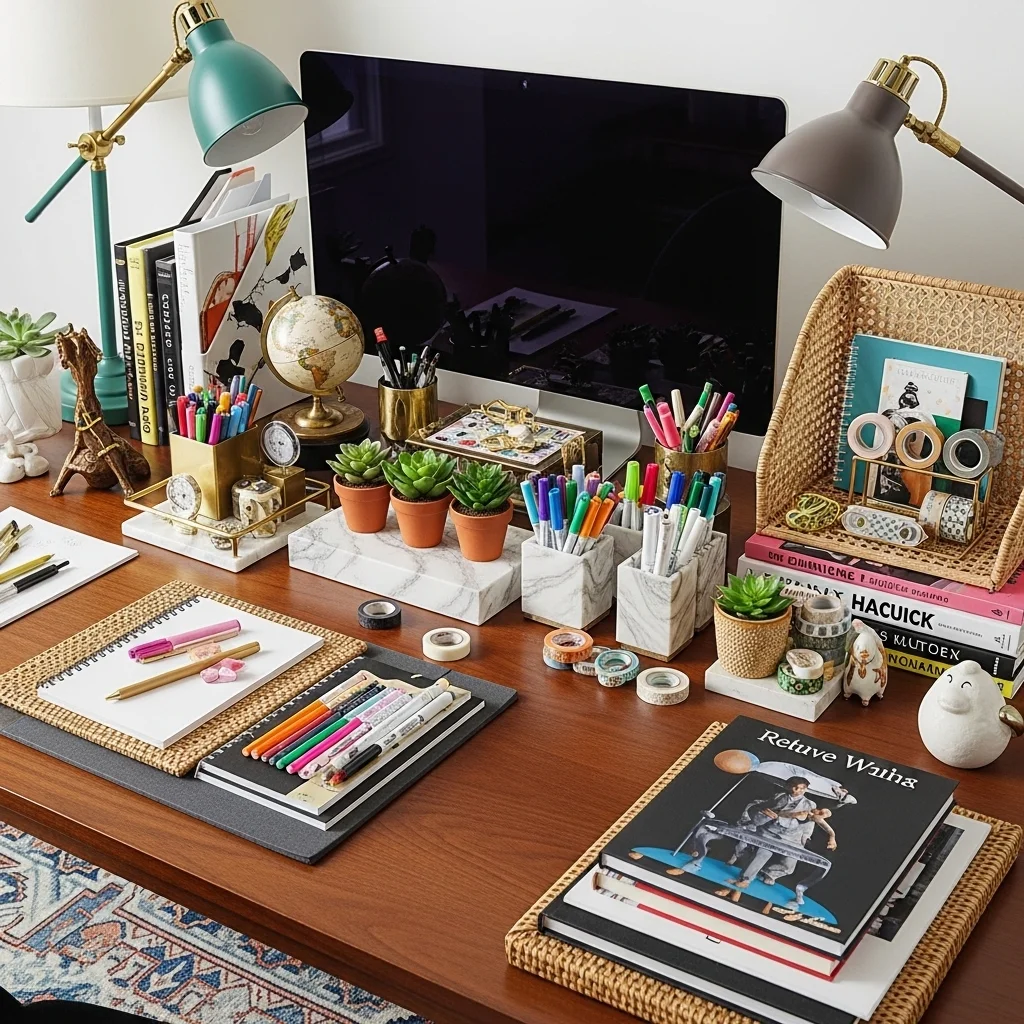 Incorporate Bold Desk Styling