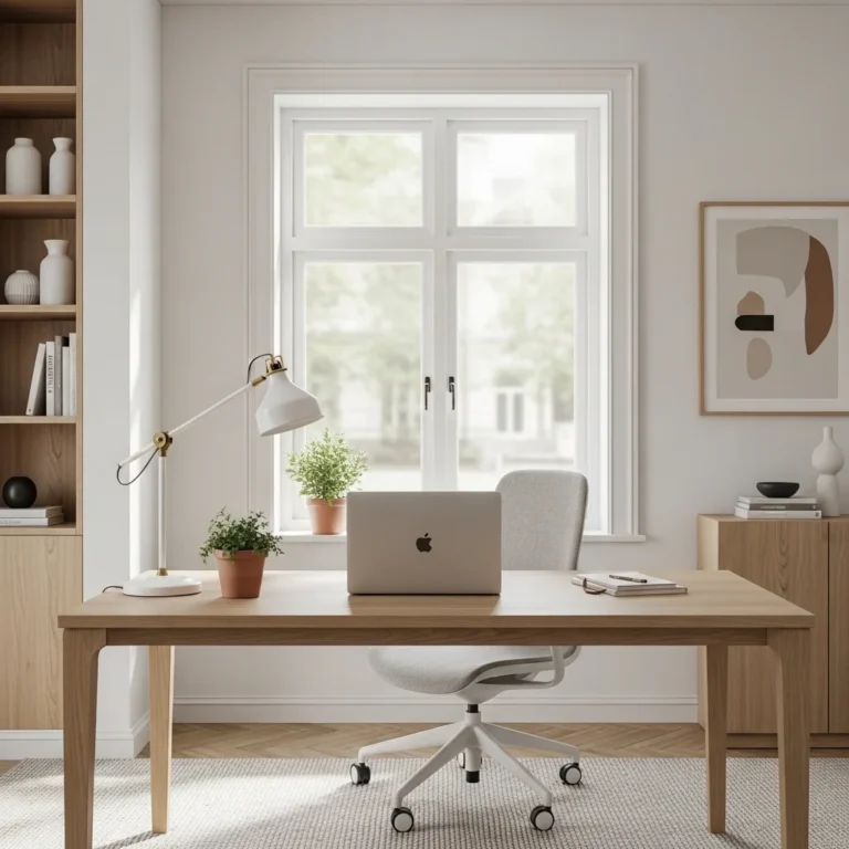 24 Scandinavian Home Office Ideas for Calm