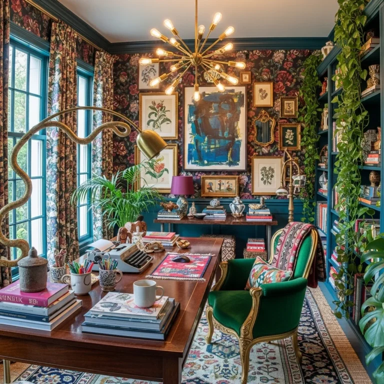 21 Maximalist Home Office Decor Ideas