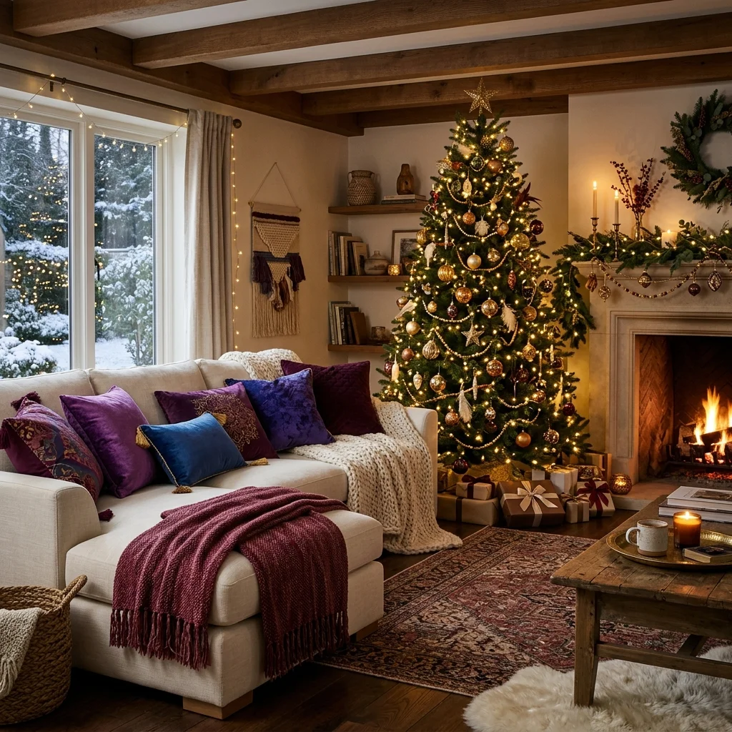  Add a Pop of Color with Throw Pillows 