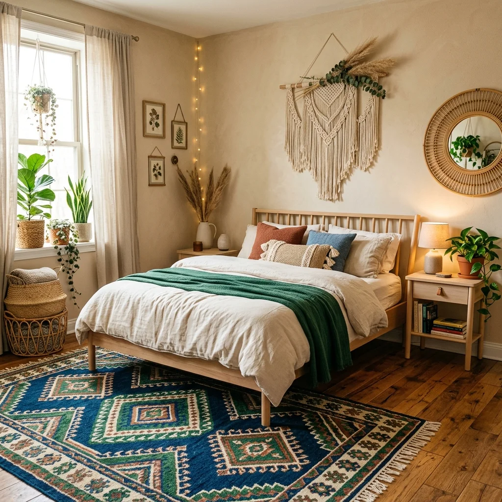 Add a Pop of Color with a Moroccan-Inspired Rug 