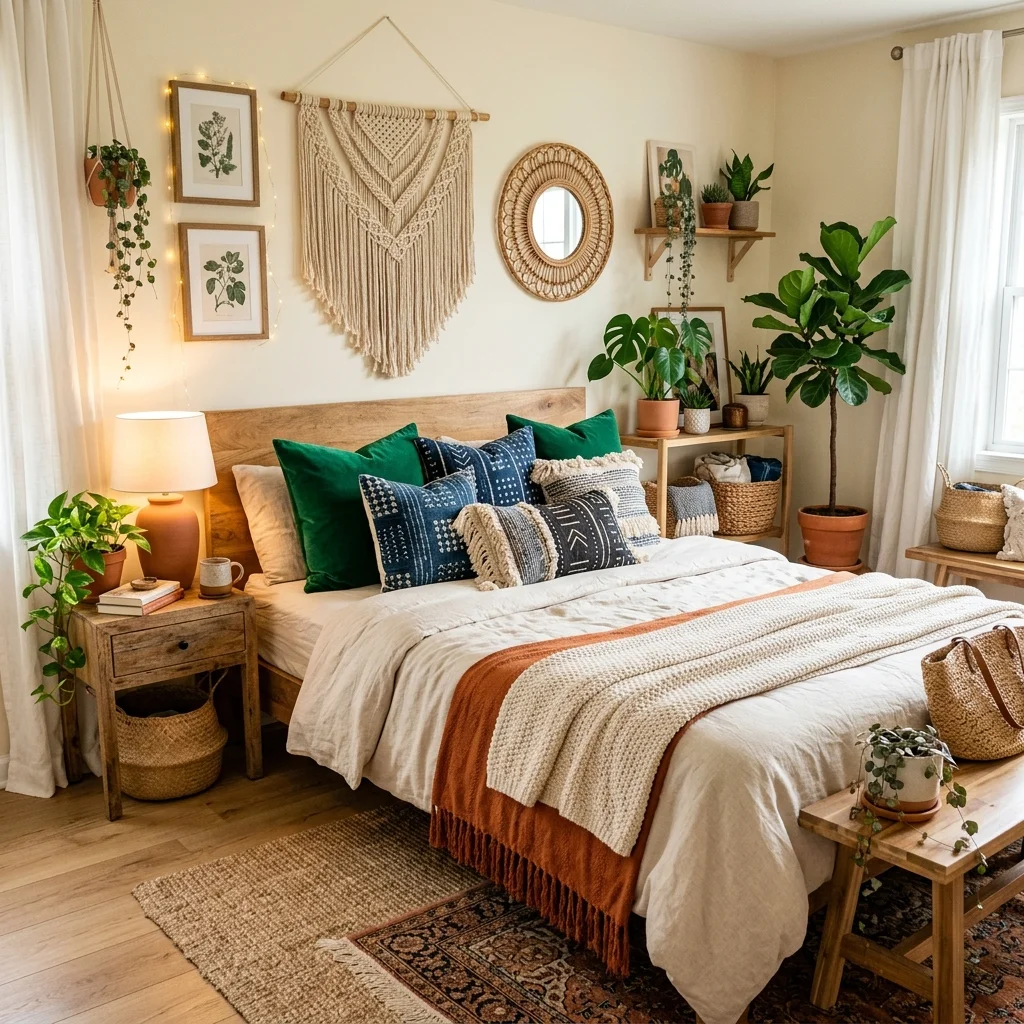  Add a Pop of Color with Throw Pillows 