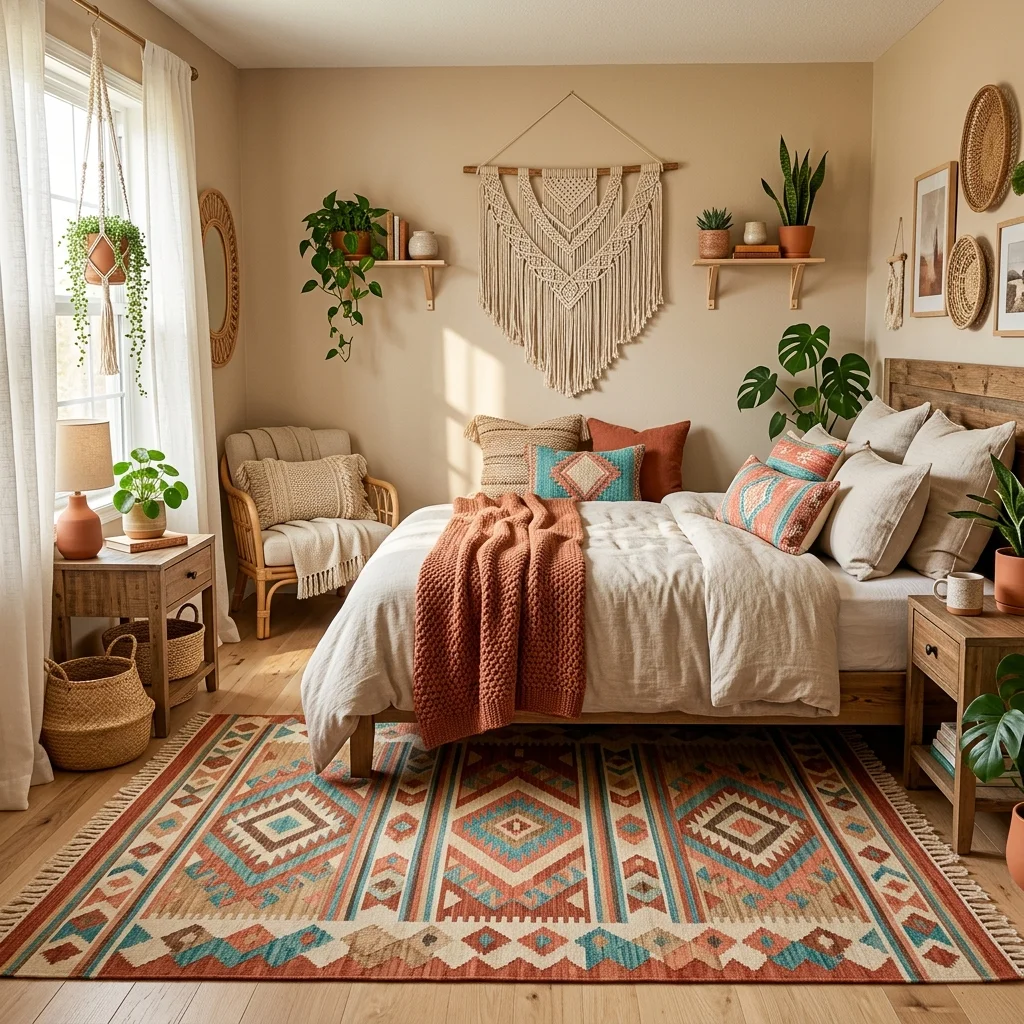 Adding a Statement Rug to Define the Space 