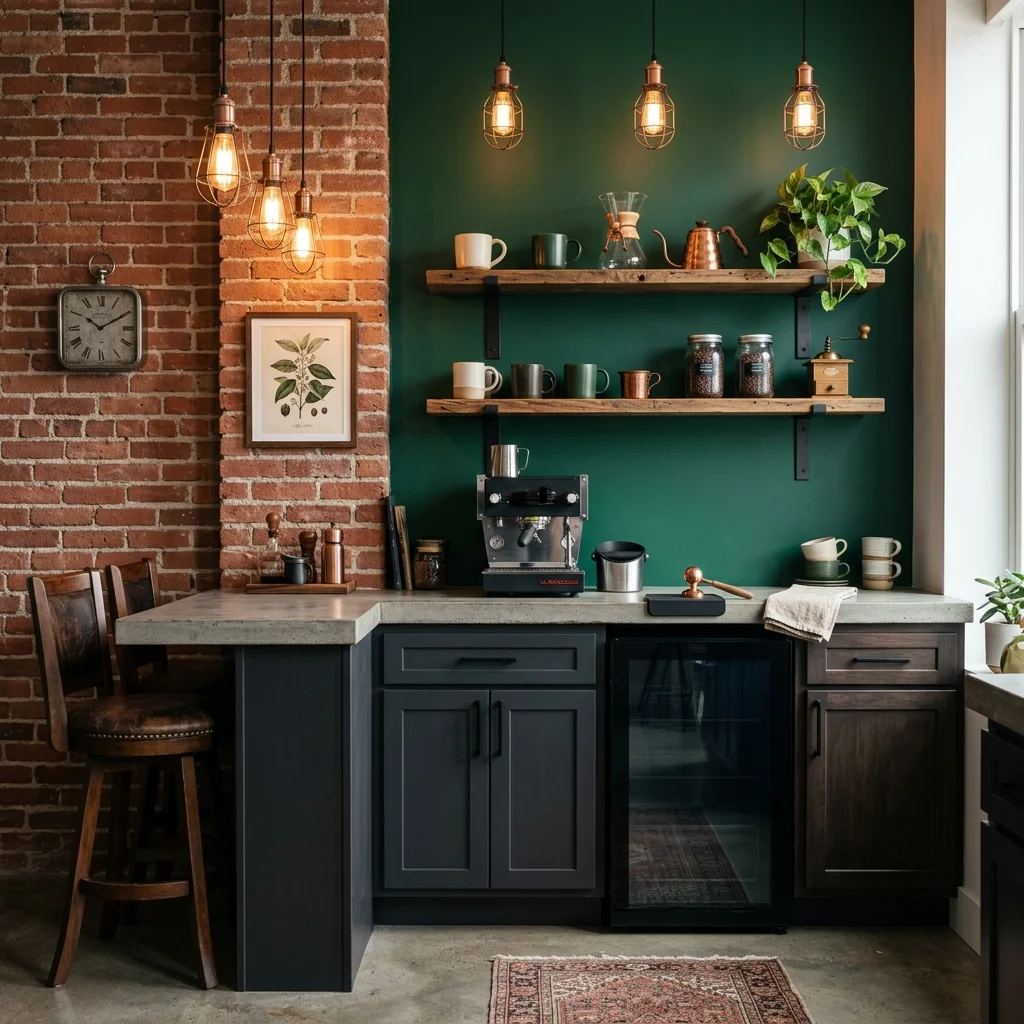Industrial Chic Coffee Bar 