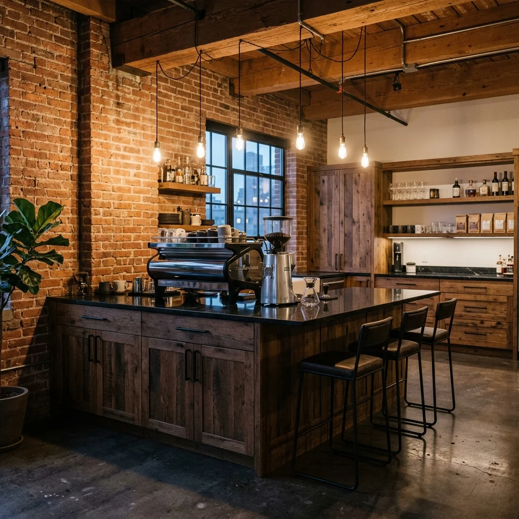 industrial Chic Coffee Bar 