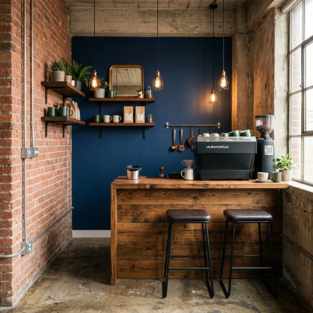Industrial Chic Coffee Bar 