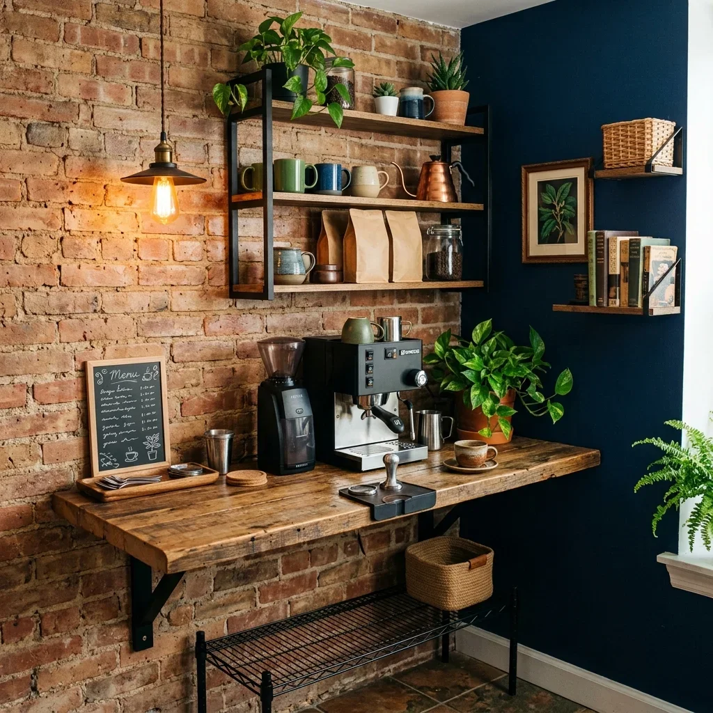 Industrial Chic Coffee Bar 