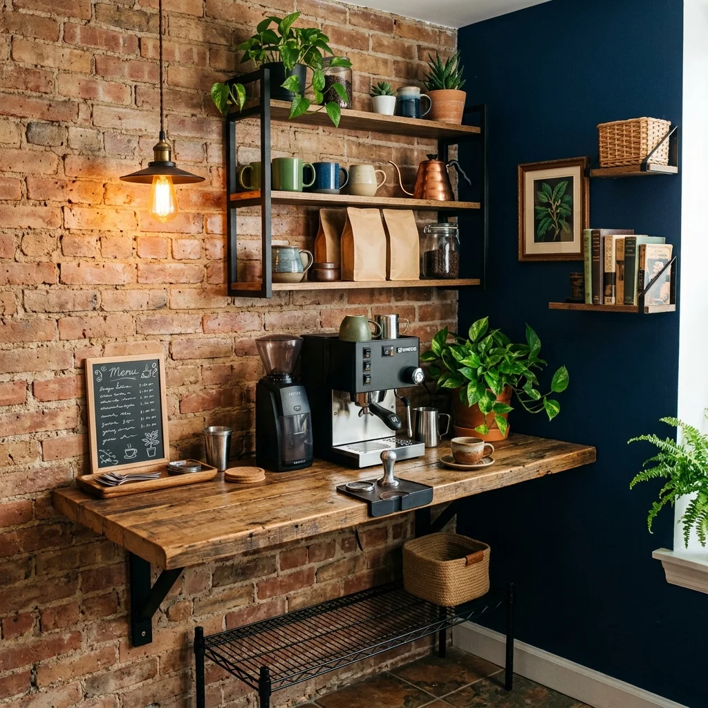 Industrial Chic Coffee Bar 