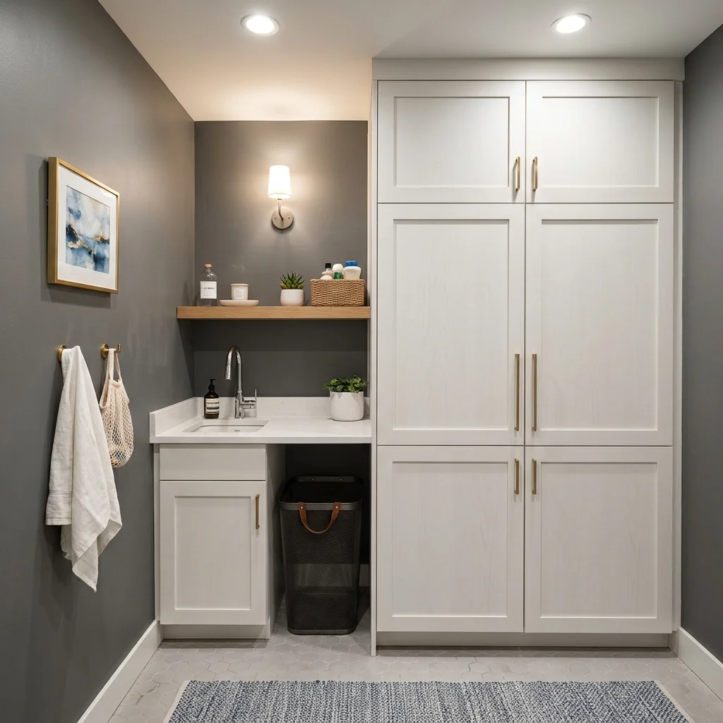 Utilizing Vertical Space with Stackable Washers and Dryers 