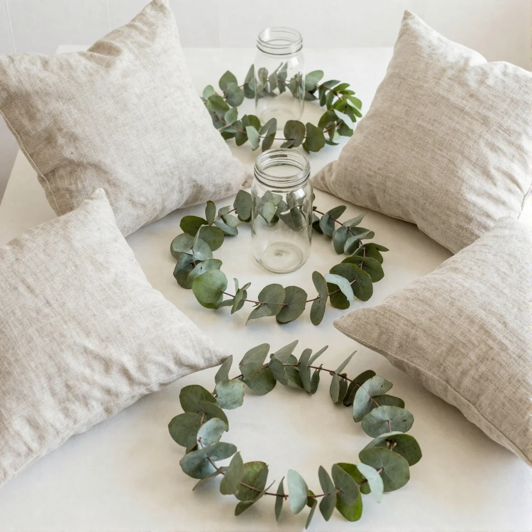 Budget Spring Swap - rustic spring decor