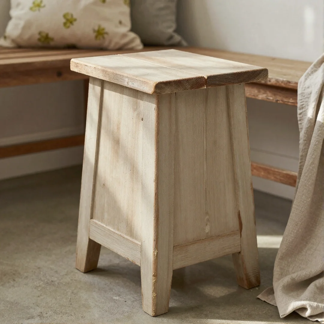 Distressed Furniture Accent - rustic spring decor