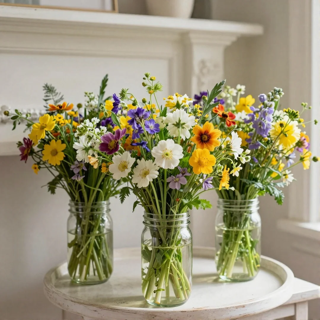 Wildflower Bunches - rustic spring decor